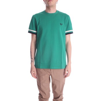 Oblečenie Muž Tričká s krátkym rukávom Fred Perry M5609 Zelená