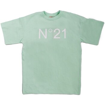 Oblečenie Dievča Tričká s krátkym rukávom N°21 N21617 Zelená