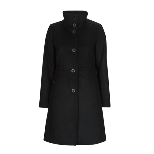Oblečenie Žena Kabáty Esprit New Basic Wool Čierna