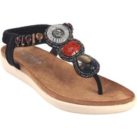 Topánky Žena Univerzálna športová obuv Amarpies Dámske sandále  23557 abz čierne Čierna
