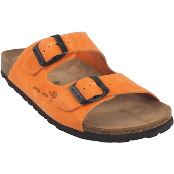 Topánky Žena Univerzálna športová obuv Interbios Dámske sandále INTER BIOS 7206 oranžové Oranžová