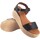 Topánky Žena Univerzálna športová obuv Eva Frutos Dámske sandále  3792 čierne Čierna