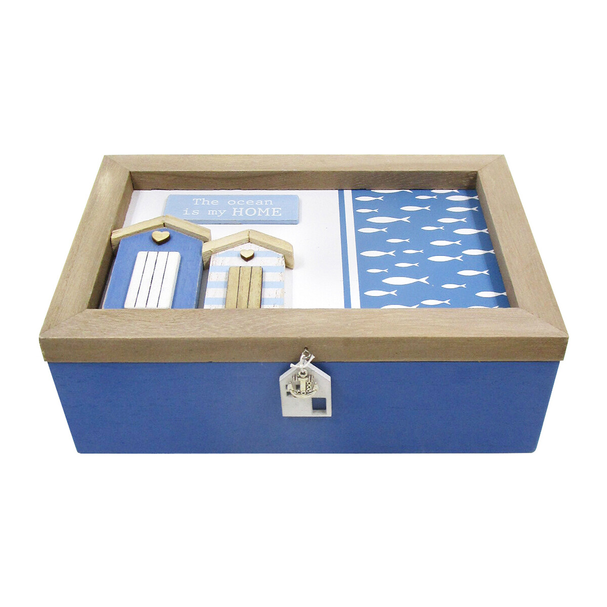 Domov Košíky / škatule Signes Grimalt Organizátor Plážového Čaju Modrá