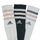 Doplnky Športové ponožky Adidas Sportswear 3S CRW BOLD 3P Biela / Čierna / Biela