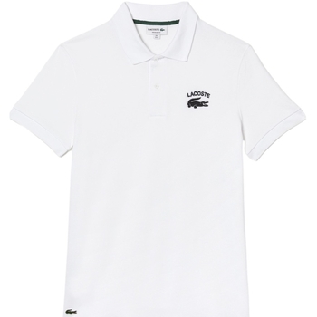 Oblečenie Muž Tričká a polokošele Lacoste Stretch Mini Piqué Polo Shirt - Blanc Biela
