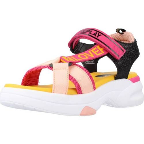 Topánky Dievča Sandále Replay TEMPURA JR 1 Ružová