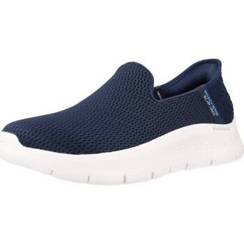 Topánky Módne tenisky Skechers SLIP-INS  GO WALK FLEX Modrá
