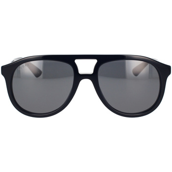 Hodinky & Bižutéria Slnečné okuliare Gucci Occhiali da Sole  GG1320S 004 Čierna