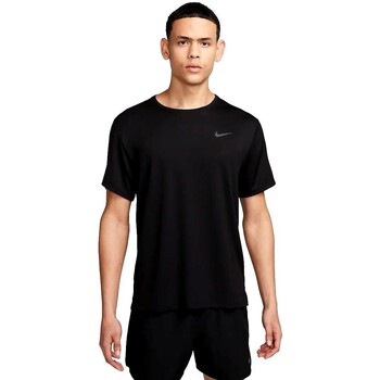 Oblečenie Muž Tričká s krátkym rukávom Nike CAMISETA HOMBRE  MILER DV9315 Čierna