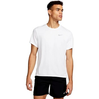 Oblečenie Muž Tričká s krátkym rukávom Nike CAMISETA BLANCA HOMBRE  MILER DV9315 Biela