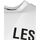 Oblečenie Muž Tričká s krátkym rukávom Les Hommes LF224300-0700-1009 | Grafic Print Biela
