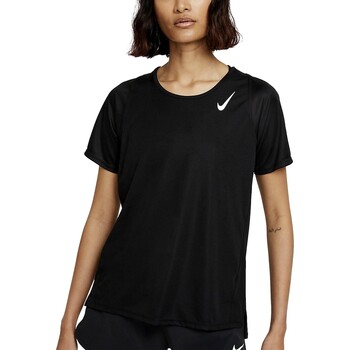 Oblečenie Žena Tričká s krátkym rukávom Nike CAMISETA MUJER  DRI-FIT RACE DD5927 Čierna