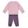 Oblečenie Dievča Komplety a súpravy Adidas Sportswear 3S JOG Ružová / Fialová 