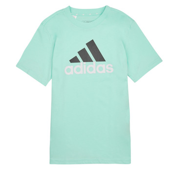 Oblečenie Deti Tričká s krátkym rukávom Adidas Sportswear BL 2 TEE Modrá / Biela / Čierna