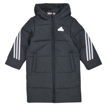 Oblečenie Deti Vyteplené bundy Adidas Sportswear JK 3S L PAD JKT Čierna