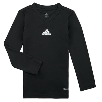 Oblečenie Deti Tričká s dlhým rukávom adidas Performance TEAM BASE TEE Y Čierna