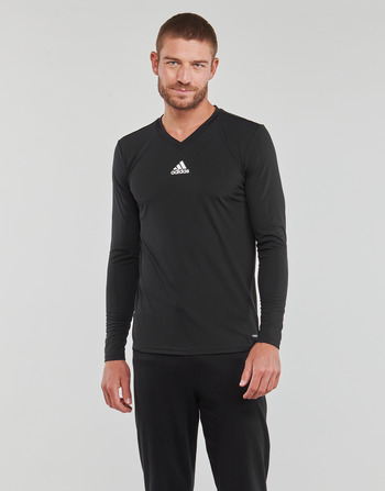 Oblečenie Muž Tričká s dlhým rukávom adidas Performance TEAM BASE TEE Čierna