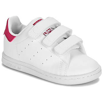 Topánky Dievča Nízke tenisky adidas Originals STAN SMITH CF I Biela / Ružová