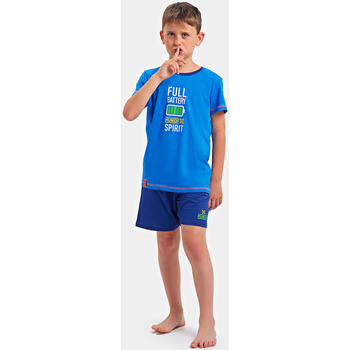 Oblečenie Chlapec Pyžamá a nočné košele Munich DH1451 Modrá