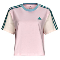 Oblečenie Žena Tričká s krátkym rukávom Adidas Sportswear 3S CR TOP Ružová
