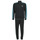 Oblečenie Muž Súpravy vrchného oblečenia Adidas Sportswear 3S TR TT TS Čierna / Modrá