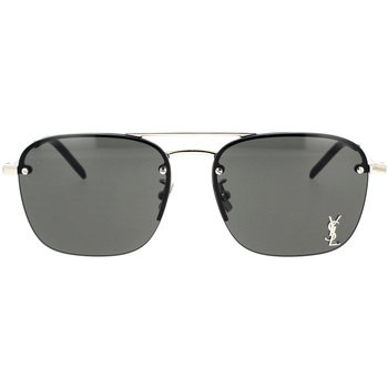 Hodinky & Bižutéria Slnečné okuliare Yves Saint Laurent Occhiali da Sole Saint Laurent SL 309 M 002 Strieborná