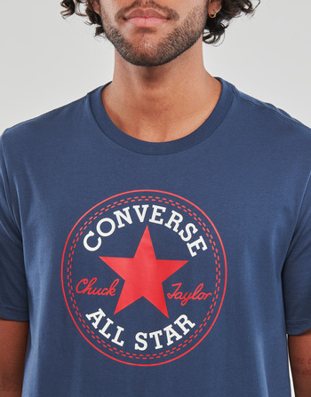 Converse GO-TO ALL STAR PATCH T-SHIRT Námornícka modrá
