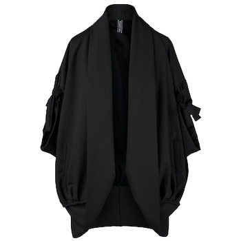 Oblečenie Žena Kabáty Wendy Trendy Coat 110823 - Black Čierna