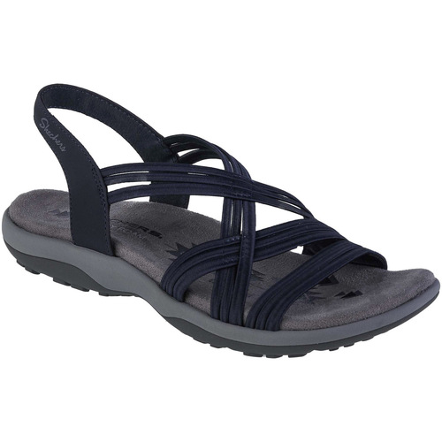 Topánky Žena Športové sandále Skechers Reggae Slim Simply Stretch Sandals Modrá