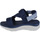 Topánky Žena Športové sandále Skechers D'Lux Walker Kind Mind Modrá