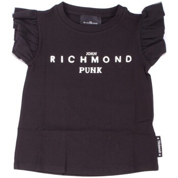 Oblečenie Dievča Tričká s krátkym rukávom John Richmond RGP23070TS Čierna
