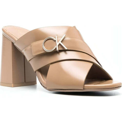 Topánky Žena Športové sandále Calvin Klein Jeans  Béžová
