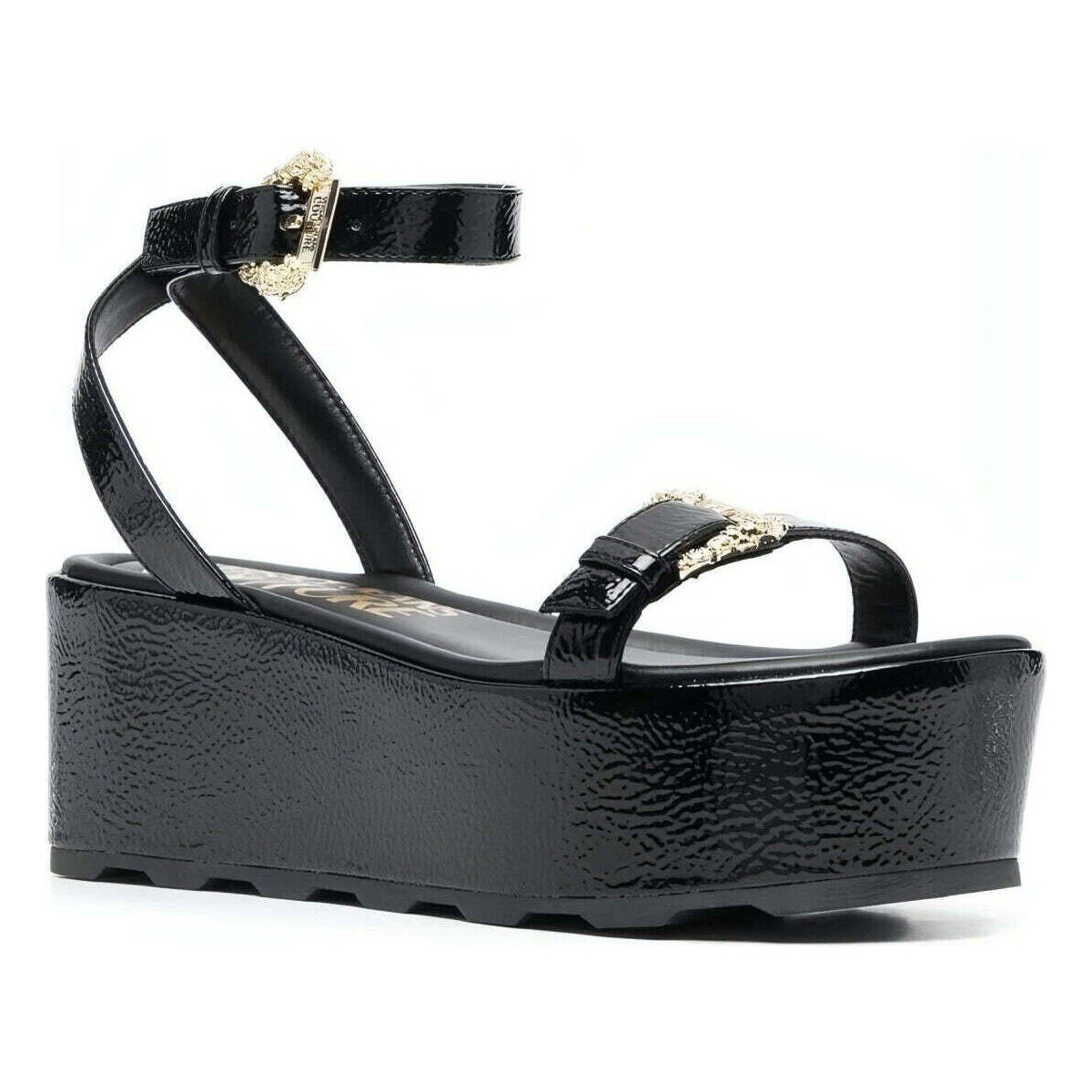 Topánky Žena Športové sandále Versace Jeans Couture  Čierna