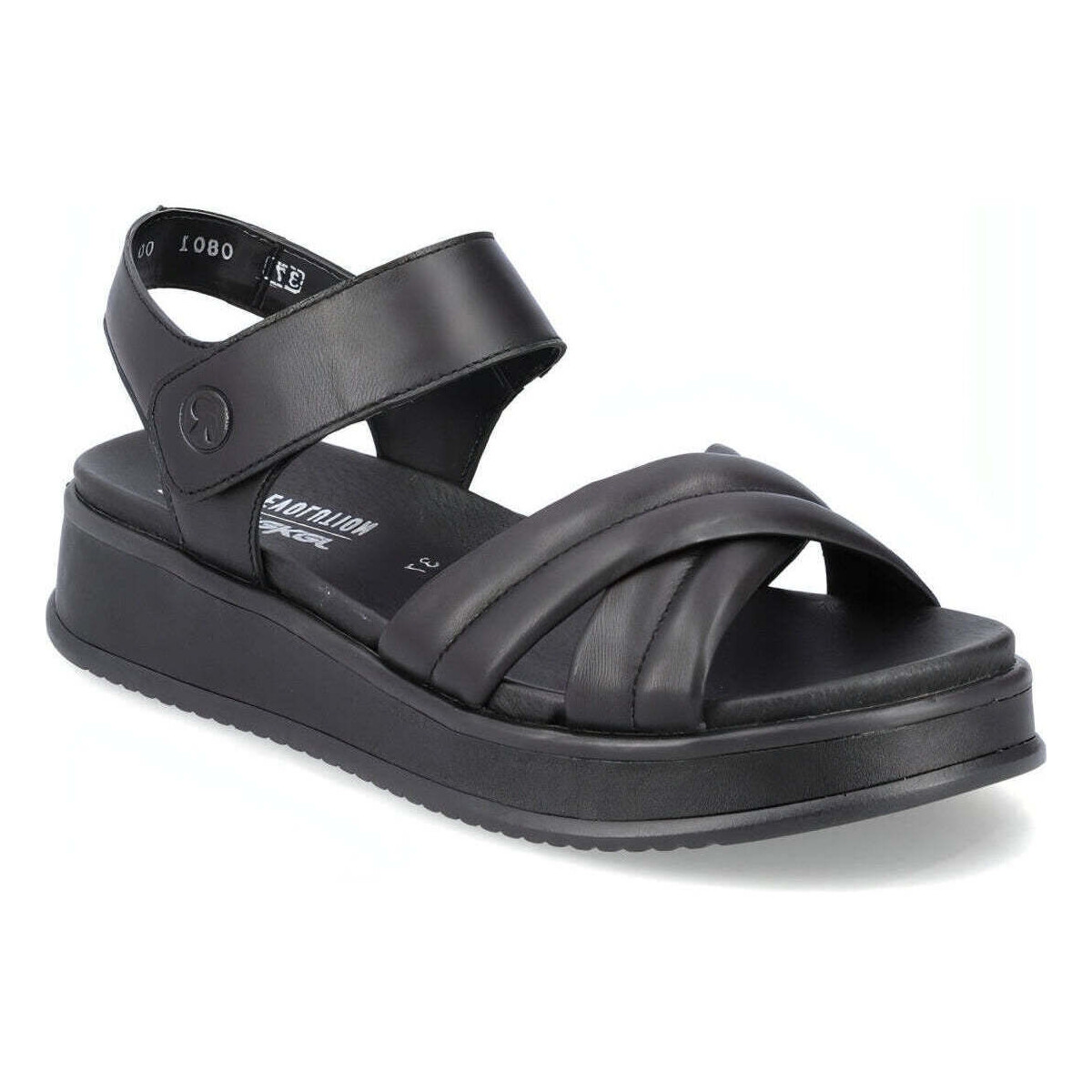 Topánky Žena Športové sandále Rieker  Čierna