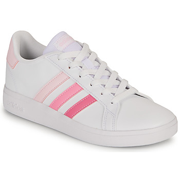 Topánky Dievča Nízke tenisky Adidas Sportswear GRAND COURT 2.0 K Biela / Ružová