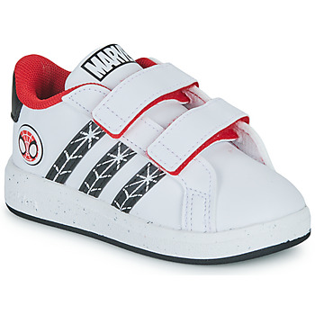 Topánky Chlapec Nízke tenisky Adidas Sportswear GRAND COURT Spider-man CF I Biela / Červená