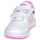 Topánky Dievča Nízke tenisky Adidas Sportswear HOOPS 3.0 CF C Biela / Ružová
