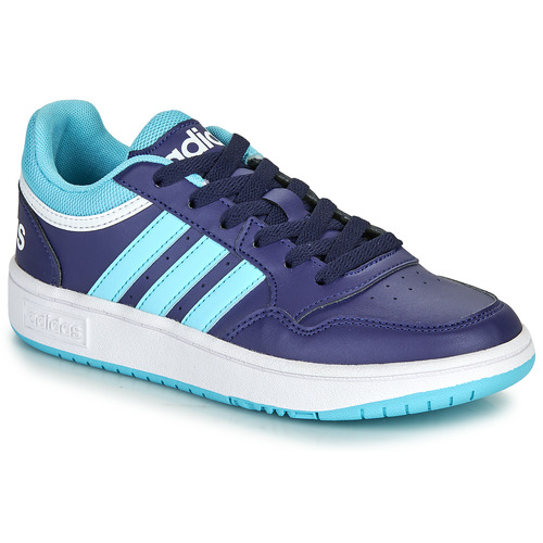 Topánky Chlapec Nízke tenisky Adidas Sportswear HOOPS 3.0 K Námornícka modrá / Modrá