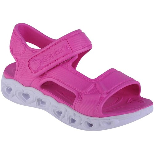 Topánky Dievča Športové sandále Skechers Heart Lights Sandal - Always Flashy Ružová