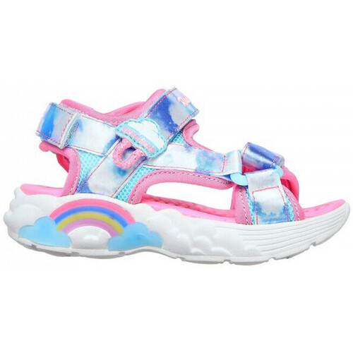 Topánky Deti Sandále Skechers Rainbow racer sandals-summer Modrá