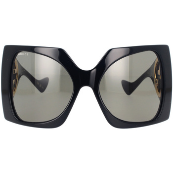 Hodinky & Bižutéria Žena Slnečné okuliare Gucci Occhiali da Sole  GG1255S 001 Čierna