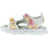 Topánky Dievča Sandále Csck.s Detské letné svietiace biele sandále BABIE biela