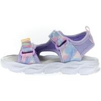 Topánky Dievča Sandále Csck.s Detské letné svietiace fialové sandále BABIE fialová