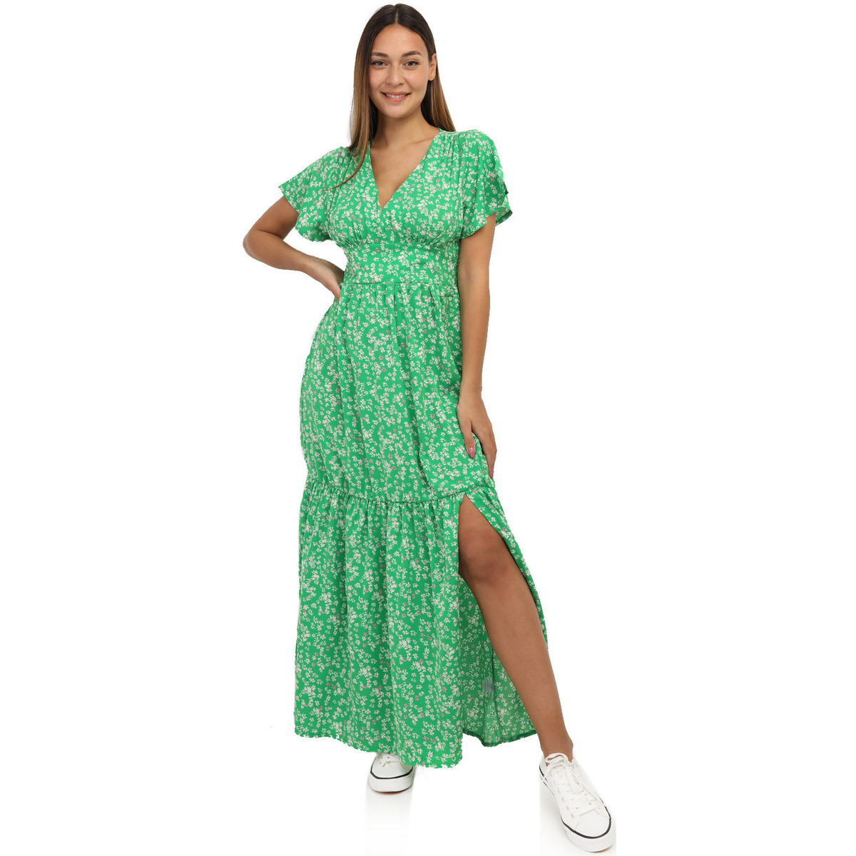 Oblečenie Žena Šaty La Modeuse 67030_P155828 Zelená