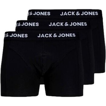 Spodná bielizeň Muž Spodky Jack & Jones PACK 3 CALZONCILLO NEGROS JACK&JONES 12171944 Čierna
