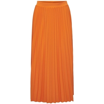 Oblečenie Žena Sukňa Only Melisa Plisse Skirt - Orange Peel Oranžová