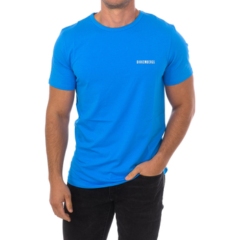 Oblečenie Muž Tričká s krátkym rukávom Bikkembergs BKK2MTS01-BLUE Modrá