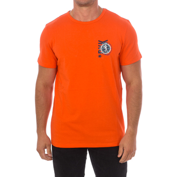 Oblečenie Muž Tričká s krátkym rukávom Bikkembergs BKK2MTS02-ORANGE Oranžová