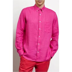 Oblečenie Muž Košele s dlhým rukávom Eden Park E23CHECL0018 Ružová