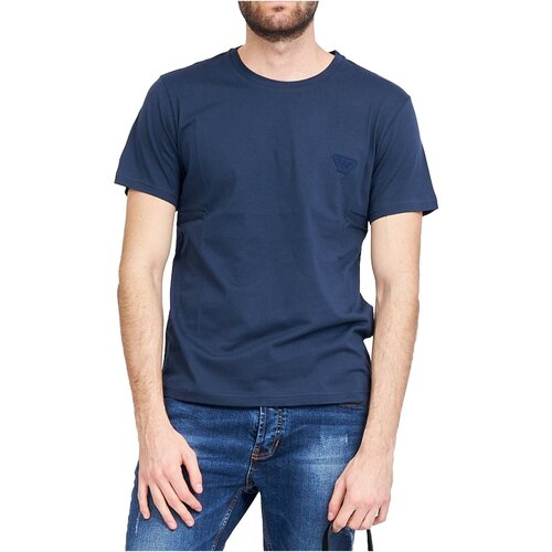 Oblečenie Muž Tričká s krátkym rukávom Emporio Armani 211818 3R463 Modrá
